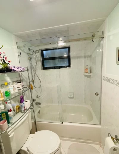 modern glass sliding system