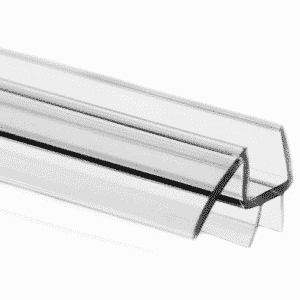 Shower Door Bottom Seal with Drip Rail